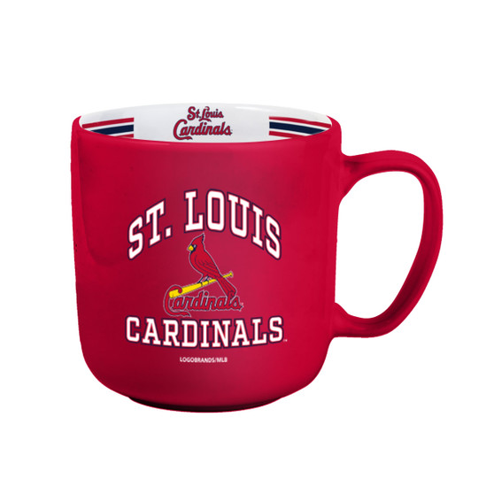 St. Louis Cardinals Coffee Mug 15oz Stripe Design Z157-9738122699