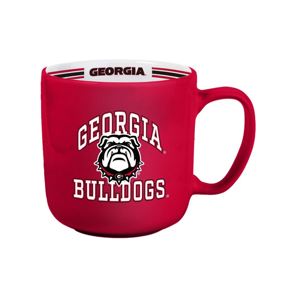 Georgia Bulldogs Coffee Mug 15oz Stripe Design Z157-9738115349