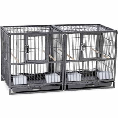Prevue Pet Hampton Deluxe Divided Breeder Bird Cage