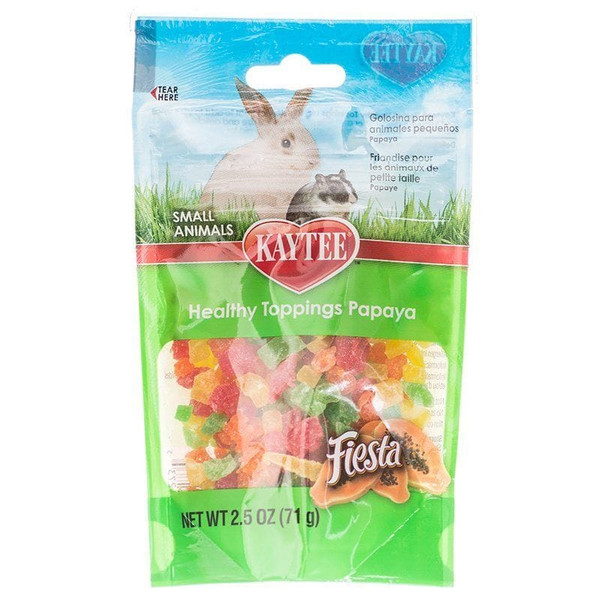 Kaytee Fiesta Healthy Toppings Papaya Small Animals