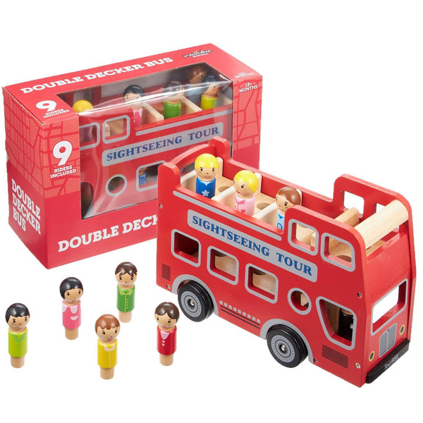 Wooden Wheels Double-Decker Tour Bus