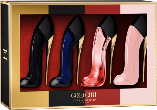 Carolina herrera 4 * 7 ml eau de parfum mini set: good girl blush + very good girl + good girl + ve