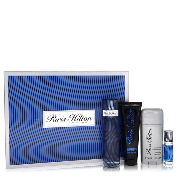 Paris Hilton by Paris Hilton Gift Set -- 3.4 oz Eau De Toilette Spray + 3 oz Body Wash + 2.75 oz De
