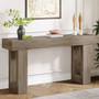 Modern Farmhouse 63-inch Entryway Console Sofa Table in Grey Wood Finish Q280-GSTFHET15958473