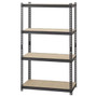 Heavy Duty 4-Shelf Black Storage Rack Shelving Unit Q280-HYTGED1988158
