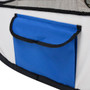 Dog Playpen Blue Polyester Medium Collapsible Dog Playpen A949-171015