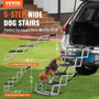 Dog Stair for Cars, Wide 5-step Dog Car Steps, Folding Dog Car Ramp with Nonslip Surface, Portable  E415-KZDGLT5STEP1DLM2TV0