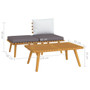 Garden Lounge Set Dark Grey, White A949-316265