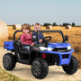 24V Ride On Kids Car with Dump Bed and Remote Control-Navy - Color: Navy D681-TQ10212US-NY