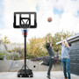 Portable Basketball Hoop with 4.6 to 10 Feet 10-Level Height Adjustable B593-SP37879