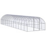  Chicken Coop Silver Galvanized steel Large Durable Chicken Coop A949-3095468