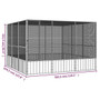  Bird Cage Anthracite Galvanized Steel Large Bird Cage A949-171550