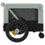  Pet Bike Trailer Grey and Black Oxford Fabric, Iron, PVC Medium A949-93944