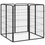  Dog Playpen Black Powder-coated steel A949-3115958