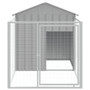  Dog House Light Grey Galvanized Steel 46.1 x 79.1 x 48.4 in A949-172352