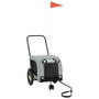  Pet Bike Trailer Grey and Black Oxford fabric, iron, PVC Medium A949-94014