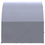  Chicken Coop Silver and silver gray Galvanized steel, Polyethylene A949-3095480