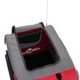 Pet Bike Trailer Red and Grey Oxford fabric, iron, PVC Foldable A949-93873