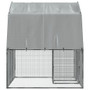  Chicken Cage Silver Galvanized steel, PE (polyethylene) Large A949-3294910