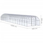  Chicken Coop Silver Galvanized Steel Large Durable Chicken Coop A949-3095469