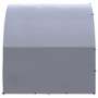  Chicken Coop Silver, Silver Grey Galvanized Steel, Polyethylene A949-3095479