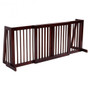 Folding Adjustable Free Standing 3 Panel Wood Fence B593-PS6474