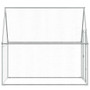  Chicken Cage Silver Galvanized steel 78.7 x 39.4 x 74.8 in A949-172550