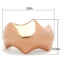GL161 - IP Rose Gold(Ion Plating) Brass Ring with No Stone A874-GL161