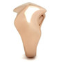 GL161 - IP Rose Gold(Ion Plating) Brass Ring with No Stone A874-GL161