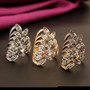 Ring Style: Vintage Silver,Ring Size: 10 - Gilda Ring Embellished Fashion Jewelry K290-37059350224