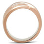 GL209 - IP Rose Gold(Ion Plating) Brass Ring with No Stone A874-GL209