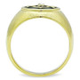 TK1403 - IP Gold(Ion Plating) Stainless Steel Ring with Top Grade Crystal  in Clear A874-TK1403