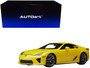 Lexus LFA Pearl Yellow with Red and Black Interior 1/18 Model Car by Autoart F977-78854