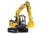 Komatsu PC78US-11 Excavator Yellow 1/50 Diecast Model by DCP/First Gear F977-50-3474