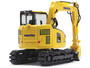 Komatsu PC78US-11 Excavator Yellow 1/50 Diecast Model by DCP/First Gear F977-50-3474