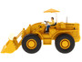 CAT Caterpillar 966A Wheel Loader Yellow with Operator "Vintage Series" 1/50 Diecast Model by Dieca F977-85579