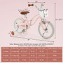 14 Inch Kid's Bike with Removable Training Wheels and Basket-Pink - Color: Pink - Size: 14 inches D681-TS10086PI-14