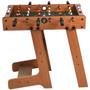 Space Saving Table Football with Durable Handle and 2 Footballs - Color: Brown D681-TY580402
