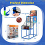 Kids Basketball Arcade Game with Electronic Scoreboard and Sound Effect B593-SP38012