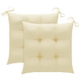 Bistro Set Cream (Cushion), Natural Wood A949-3061292