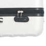 Hardcase Trolley Set 3 pcs Bright Silver ABS A949-91887