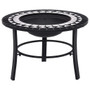 Mosaic Fire Pit Black and White 26.8" Ceramic A949-46721
