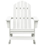 Garden Rocking Chair White Hardwood Medium Garden Rocking Chair A949-40861