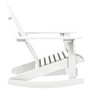 Garden Rocking Chair White Hardwood Medium Garden Rocking Chair A949-40861
