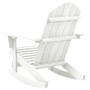 Garden Rocking Chair White Hardwood Medium Garden Rocking Chair A949-40861