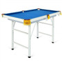 47 Inch Folding Billiard Table with Cues and Brush Chalk -Green B593-SP36565color