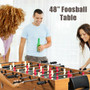 48 Inch 3-In-1 Multi Combo Game Table with Soccer for Game Rooms B593-SP37328