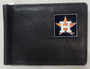Houston Astros Wallet Leather Billfold Clip Wallet Z157-5460330747