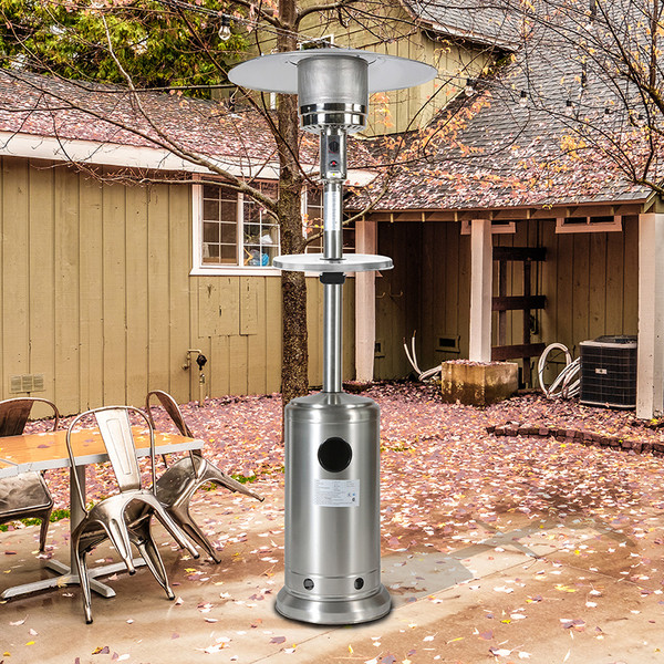 46000BTU Propane Patio Heater,Stainless Steel,,ETL Certificate