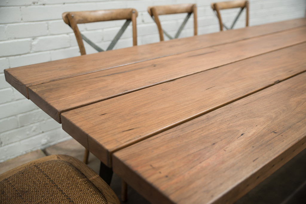 DINING TABLE BLACKBUTT CUSTOM